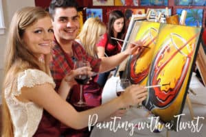 Painting with a Twist Ponte Vedra Beach Florida Date Night Ideas