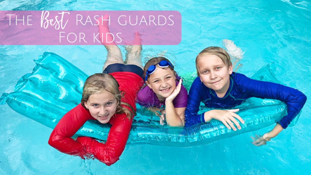The best rash guards for kids to wear to the beach and swimming. Rash guards have high SPF and maximum sun protection.