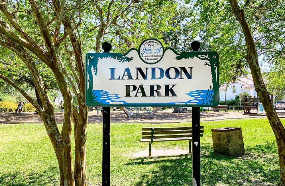 Landon Park in San Marco Jacksonville