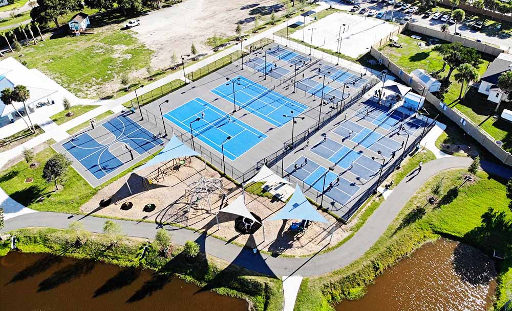 Pickleball Courts at Jarboe Park in Jacksonville, FL